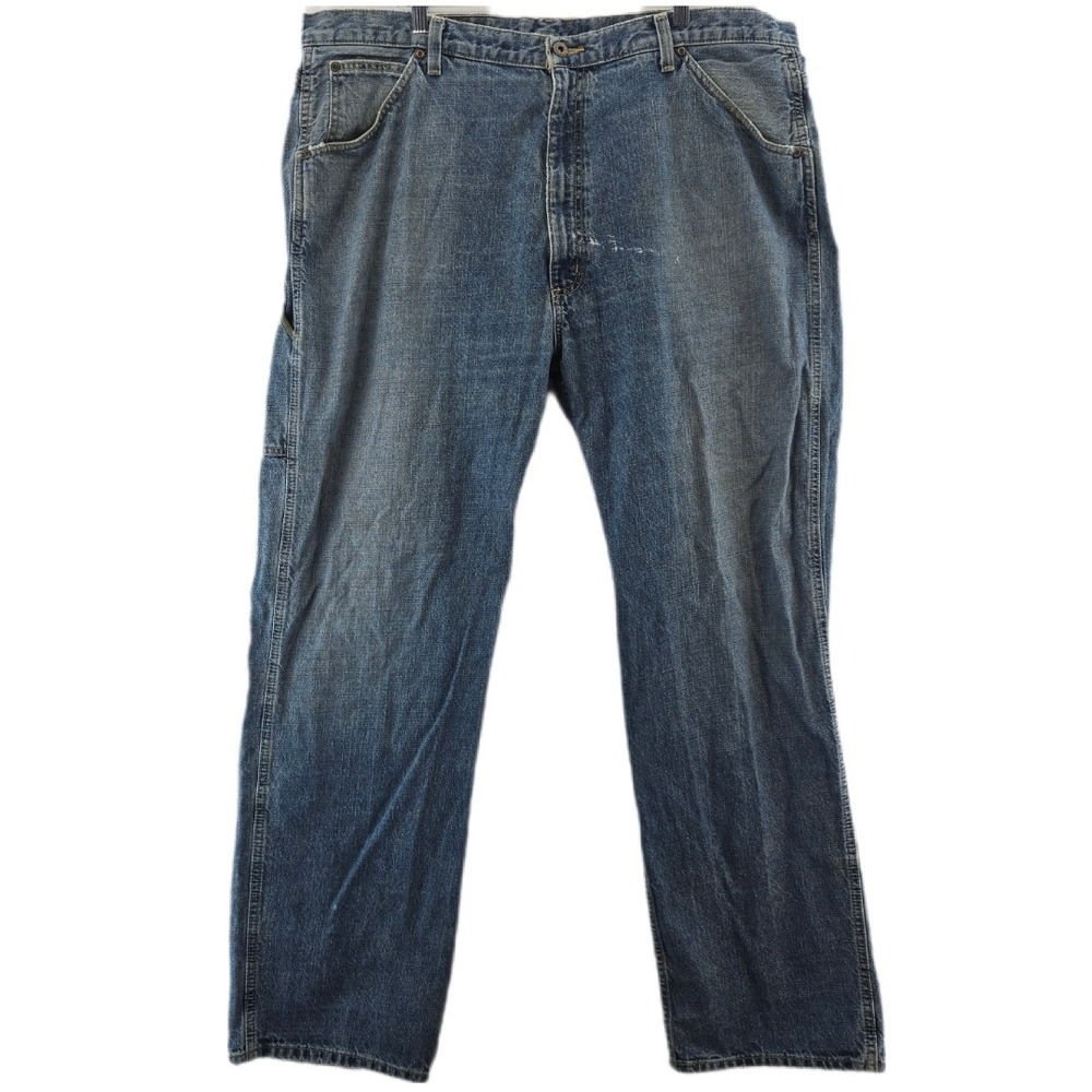 RL Ralph Lauren Carpenter Mens 42x34 Denim Workwear Utility Relaxed Straight Leg